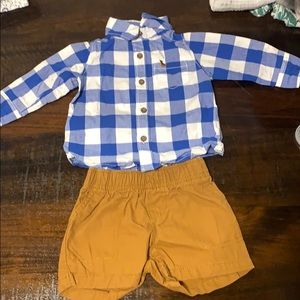 Dress up outfit with dog emblem